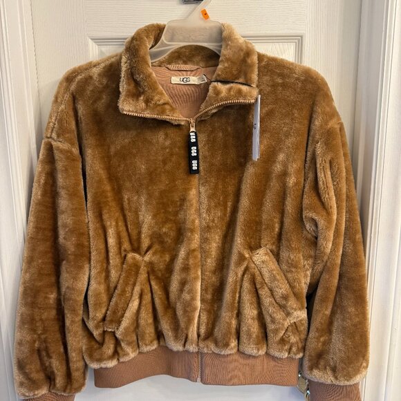 UGG Laken Plush Fleece Small Jacket - NWT - Picture 1 of 3